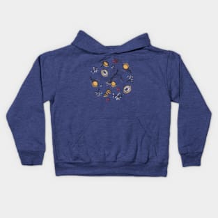 Lemon and raspberry mix Kids Hoodie